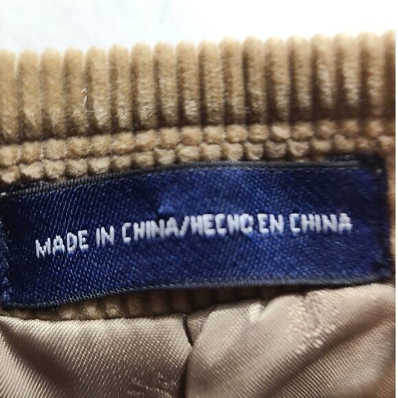 Stafford Classic Fit Tan Corduroy Sports Coat Blazer Jacket Two-Button Men's 46L - Picture 5 of 10